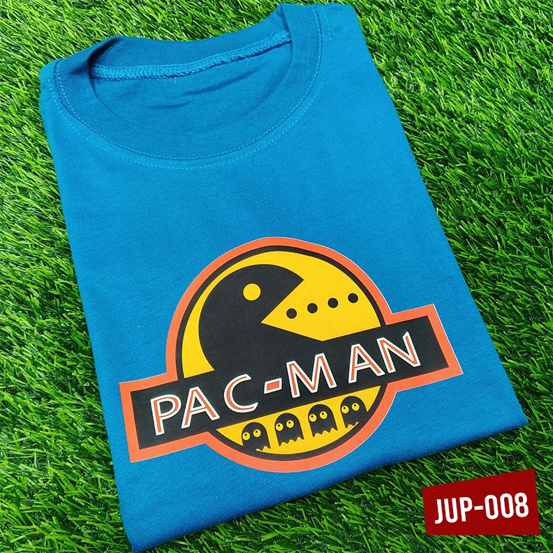 Jurassic Parody Poke Park Pac-man No Wifi Hogwarts Minions Park Saiyanwarior Unisex Cotton T-Shirt