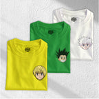 Anime Central Hunter X Hunter Anime Tees Gon Killua Kurapika Leorio Logo Pocket Unisex T-Shirt