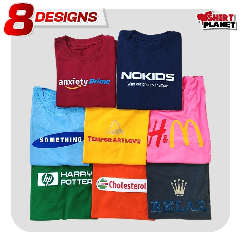 Shirt Planet Funny Brand Parody Samething Anxiety Prime Cholesterol Nokids Unisex T-shirt