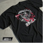 Anime Central Attack on Titan Shirt Anime Fan Shingeki No Kyojin RoundNeck Tees Top Cotton