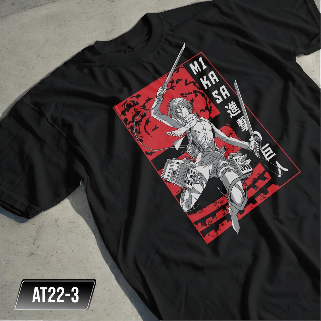 Anime Central Attack on Titan Shirt Anime Fan Shingeki No Kyojin RoundNeck Tees Top Cotton