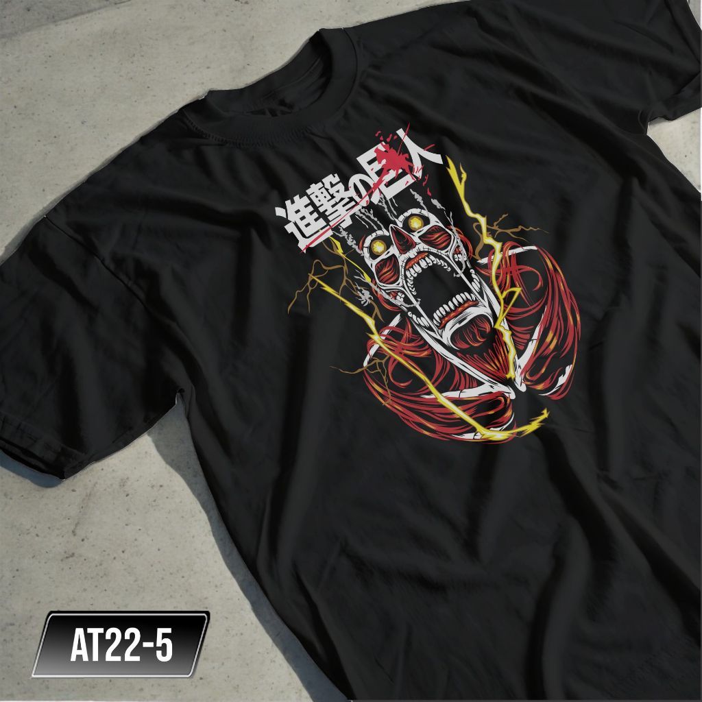 Anime Central Attack on Titan Shirt Anime Fan Shingeki No Kyojin RoundNeck Tees Top Cotton
