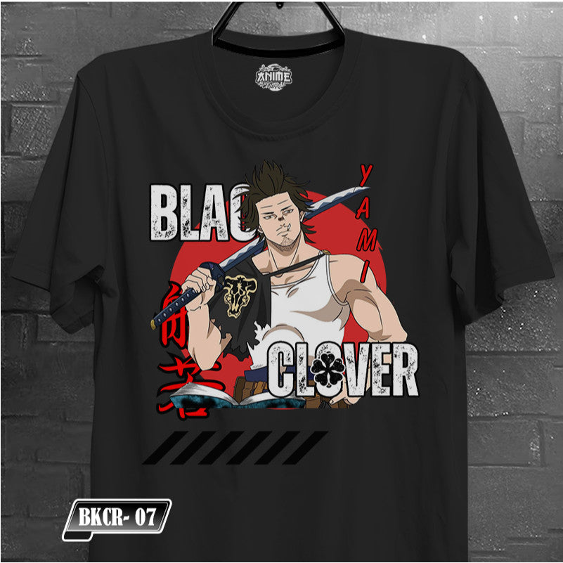 Anime Central Mang Black Cover Asta Liebe Demon Captain Yami Sukehiro Unisex Cotton T-Shirt