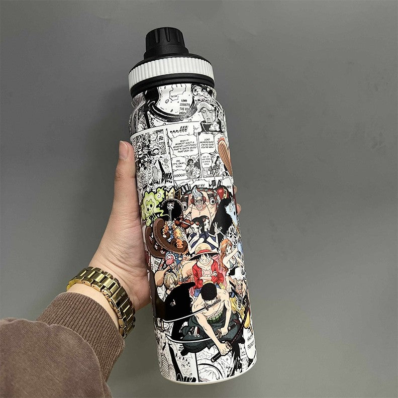 Anime Central One Piece Naruto My Hero Academia Jujutsu Kaisen Stainless Vacuum Tumbler Hot & Cold