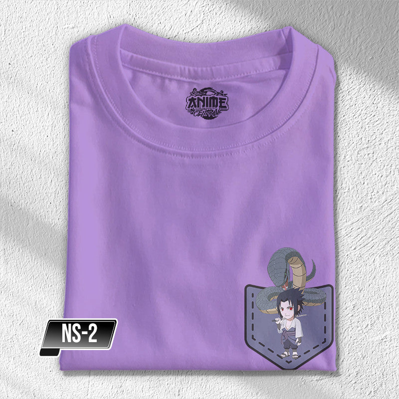 Anime Central New Pocket Collection Naruto Inspired Gaara,Sasuke,Jiraiya,Naruto Design Unisex