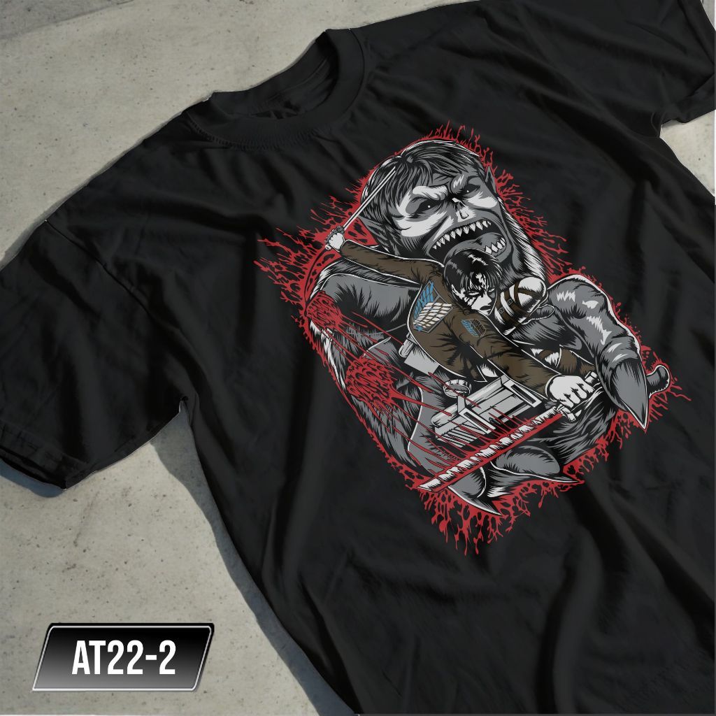 Anime Central Attack on Titan Shirt Anime Fan Shingeki No Kyojin RoundNeck Tees Top Cotton