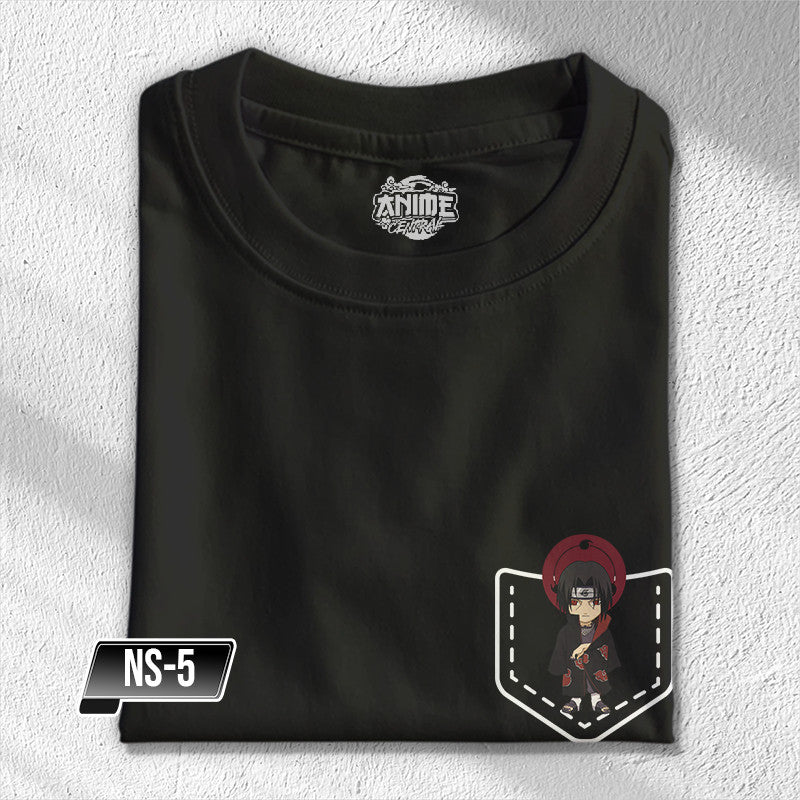 Anime Central New Pocket Collection Naruto Inspired Gaara,Sasuke,Jiraiya,Naruto Design Unisex