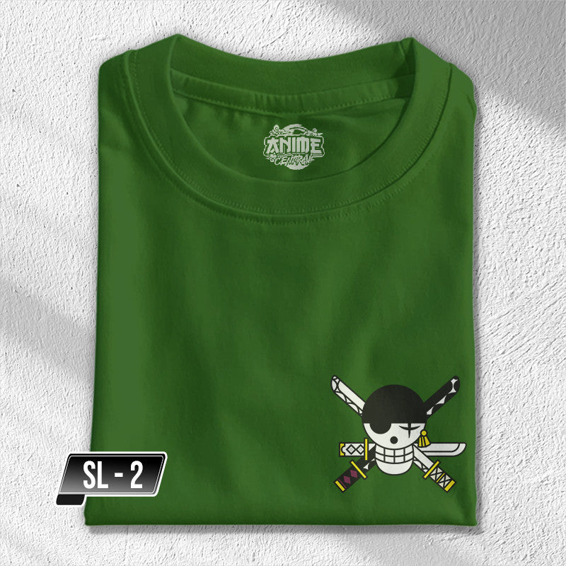 One Piece Strawhat Luffy Zoro Nami Sanji Chopper Brook Pocket Tees TShirt Cotton Unisex