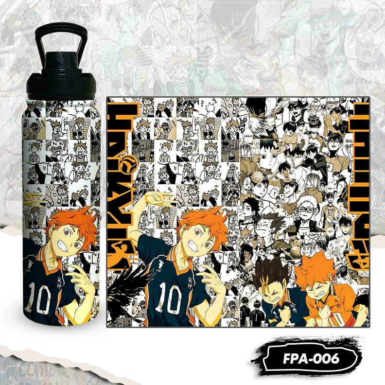 Anime Central One Piece Naruto My Hero Academia Jujutsu Kaisen Stainless Vacuum Tumbler Hot & Cold