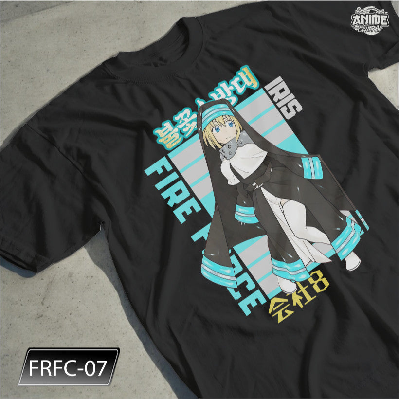 Anime Central Fire Force Character Shinra Arthur Maki Takehisa Benimaru Unisex Cotton T-Shirt