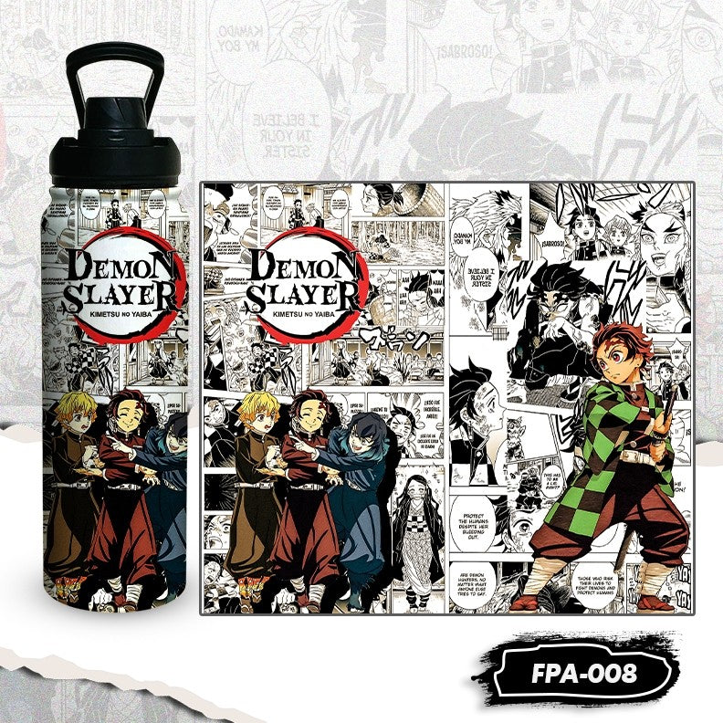 Anime Central One Piece Naruto My Hero Academia Jujutsu Kaisen Stainless Vacuum Tumbler Hot & Cold