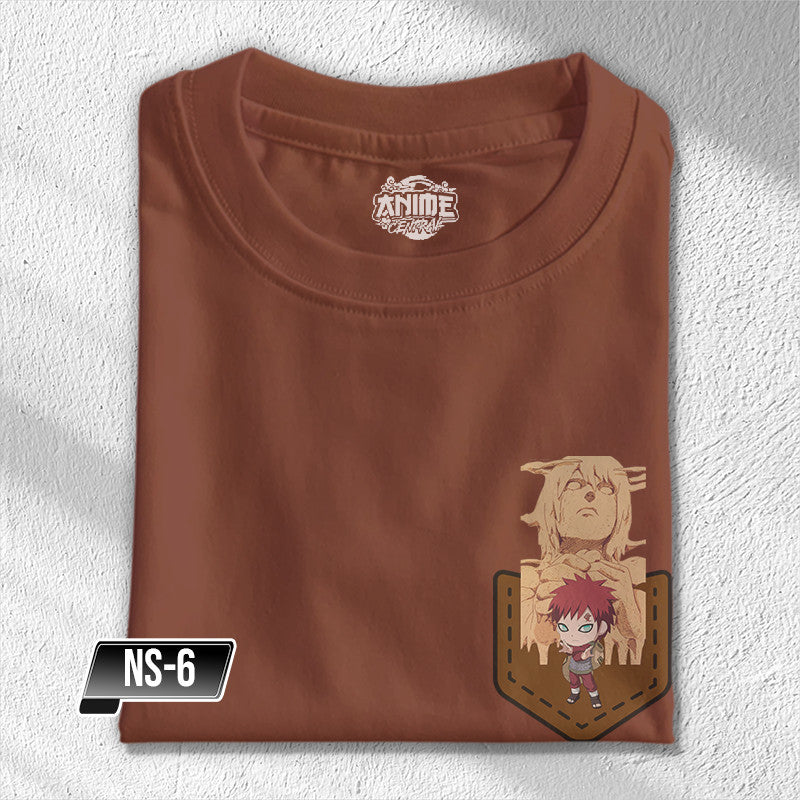 Anime Central New Pocket Collection Naruto Inspired Gaara,Sasuke,Jiraiya,Naruto Design Unisex