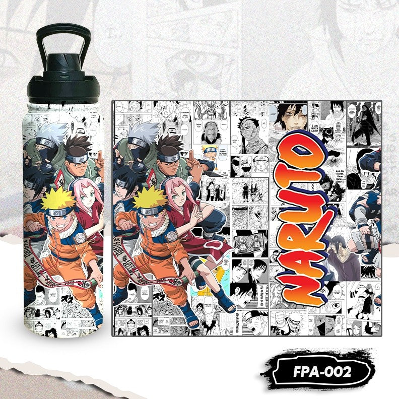Anime Central One Piece Naruto My Hero Academia Jujutsu Kaisen Stainless Vacuum Tumbler Hot & Cold
