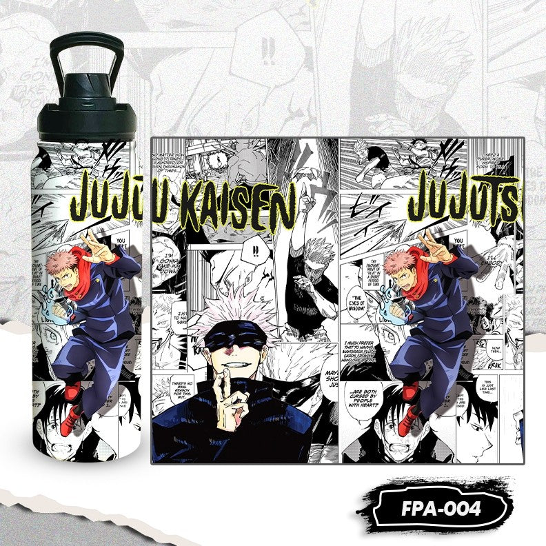 Anime Central One Piece Naruto My Hero Academia Jujutsu Kaisen Stainless Vacuum Tumbler Hot & Cold