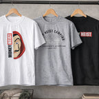 Shirt Planet Money Heist La Casa de Papel Bella Ciao Mask Netflix Unisex Cotton T-Shirt