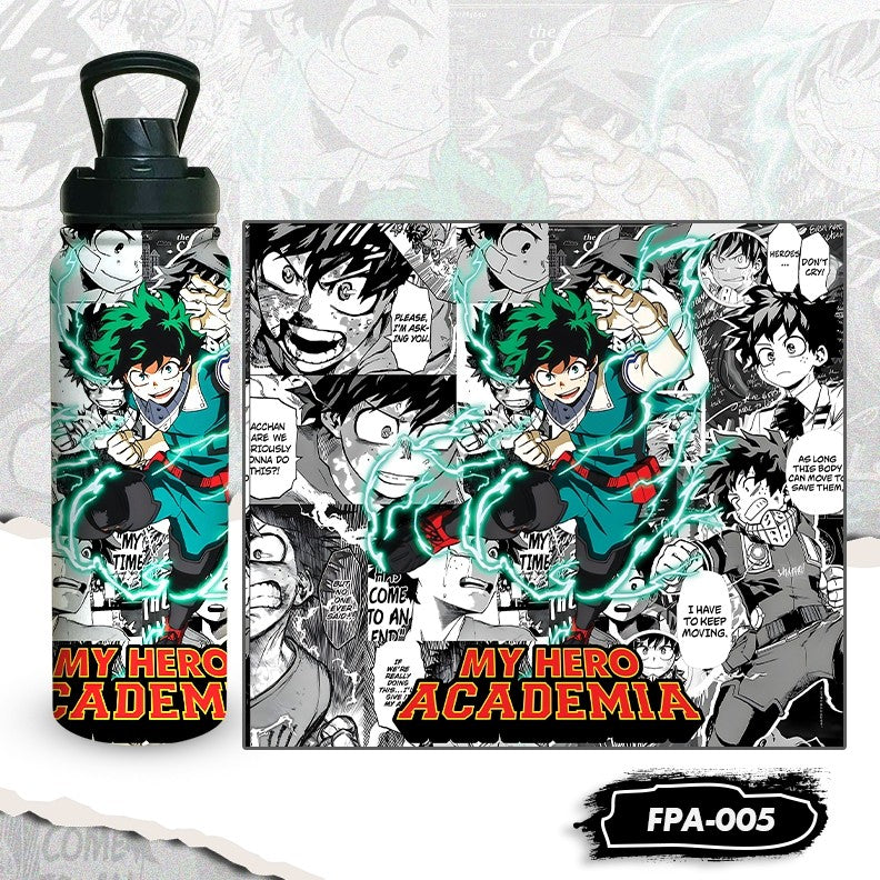 Anime Central One Piece Naruto My Hero Academia Jujutsu Kaisen Stainless Vacuum Tumbler Hot & Cold