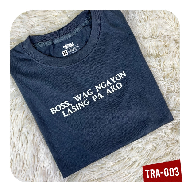 Shirt Planet Funny Trabaho Statement Alipin Ng Salapi Sumahod Pero Di Sumayad Unisex T-Shirt