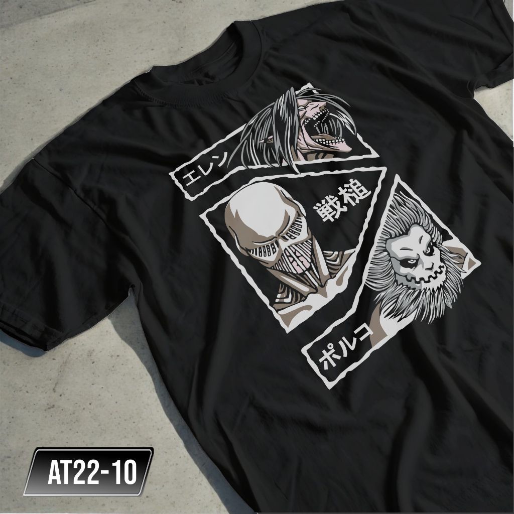 Anime Central Attack on Titan Shirt Anime Fan Shingeki No Kyojin RoundNeck Tees Top Cotton