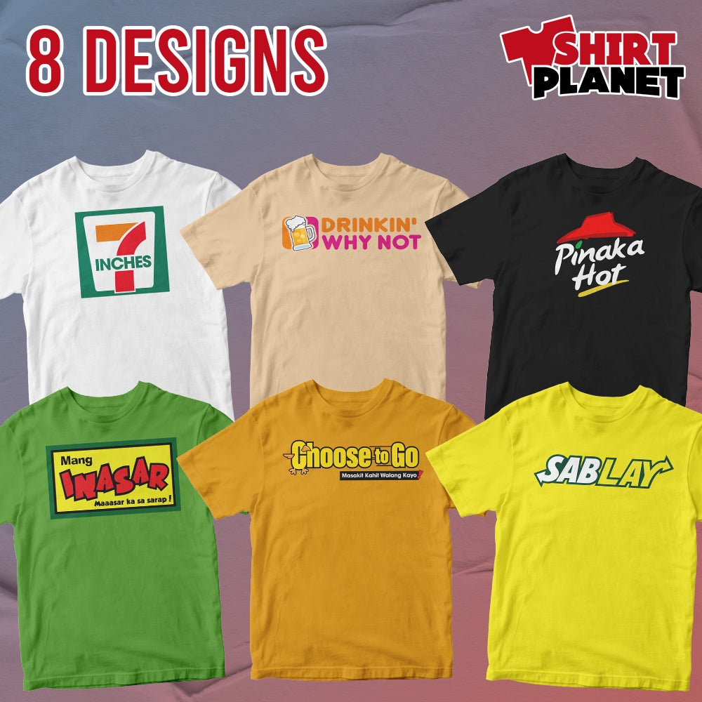 Famous Brand Store 7/11, Pizza Hut, Dunkin Donuts, Funny Parody Design Collection Graphic Unisex