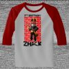 Raglan 3/4 Roundneck Shirt (Gray Body) Thumbnail