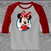 Raglan 3/4 Roundneck Shirt (Gray Body) Thumbnail