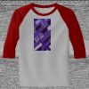 Raglan 3/4 Roundneck Shirt (Gray Body) Thumbnail