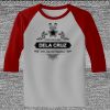Raglan 3/4 Roundneck Shirt (Gray Body) Thumbnail