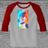 Raglan 3/4 Roundneck Shirt (Gray Body) Thumbnail