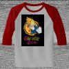 Raglan 3/4 Roundneck Shirt (Gray Body) Thumbnail