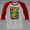Raglan 3/4 Roundneck Shirt (Gray Body) Thumbnail