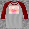 Raglan 3/4 Roundneck Shirt (Gray Body) Thumbnail