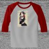 Raglan 3/4 Roundneck Shirt (Gray Body) Thumbnail