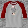 Raglan 3/4 Roundneck Shirt (Gray Body) Thumbnail